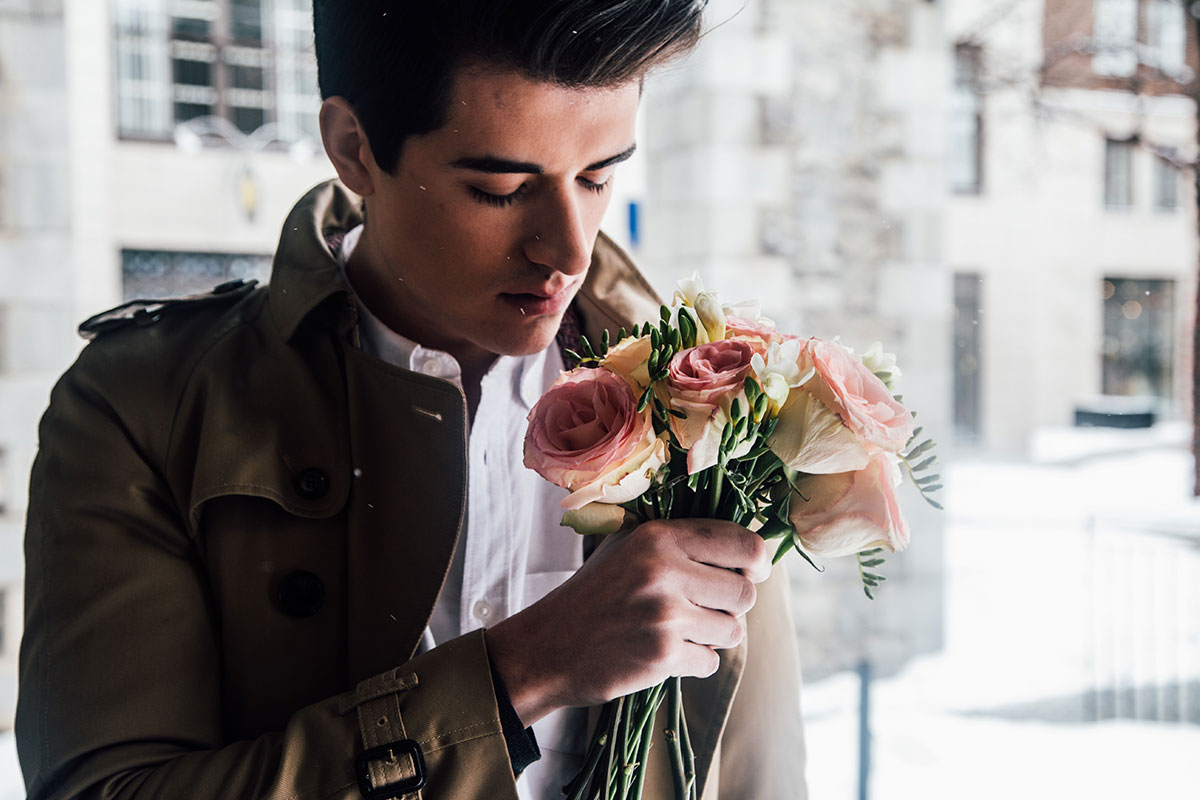 The smell of roses